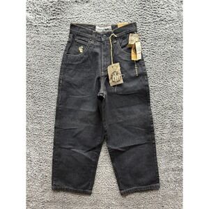 NWT‎ Vintage Y2K Rocawear High Rise Baggy Cropped Denim Jeans  Teens Size 10